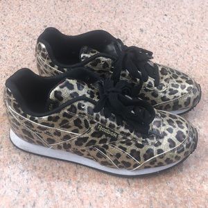 Reebok leopard print shoes